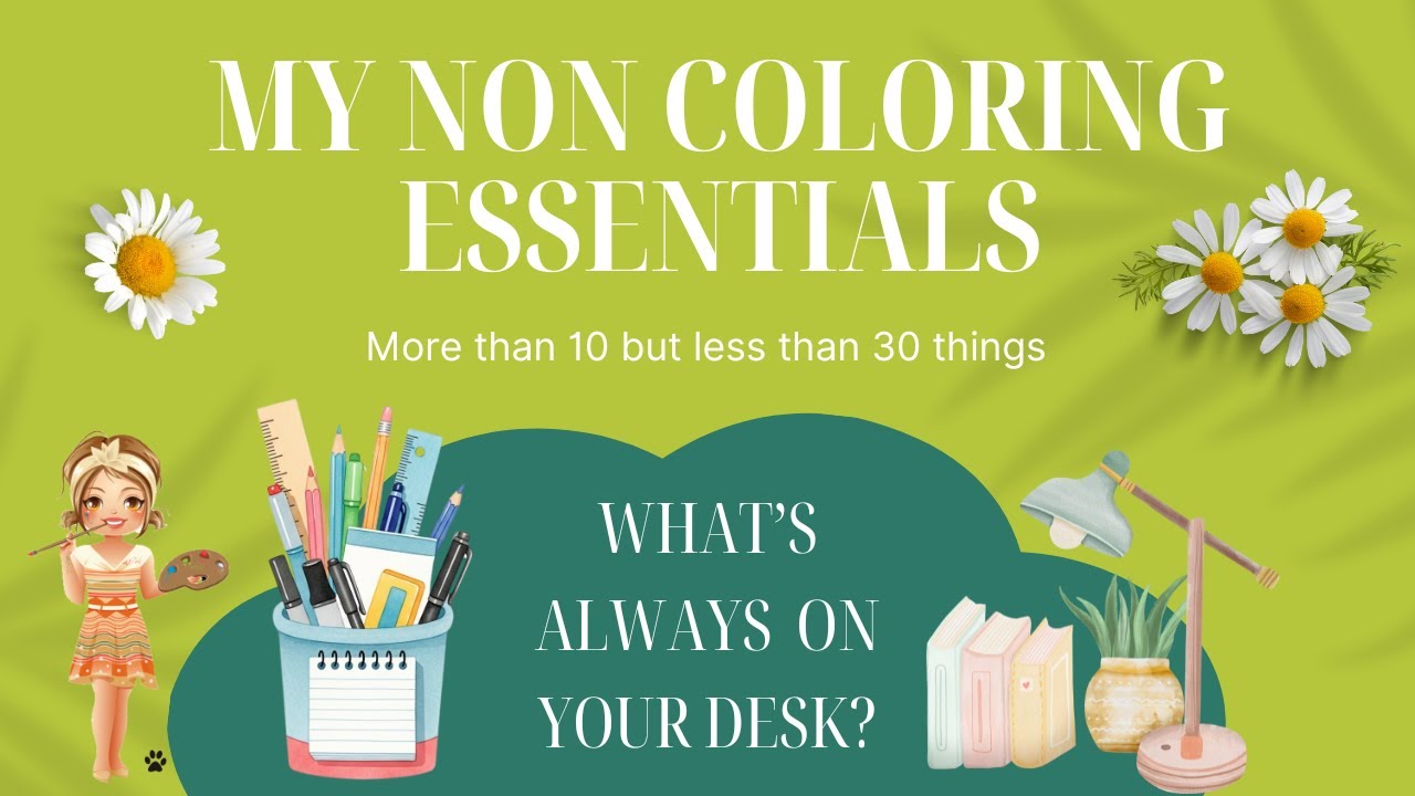 Non coloring essentials 2026 | Do you agree?
