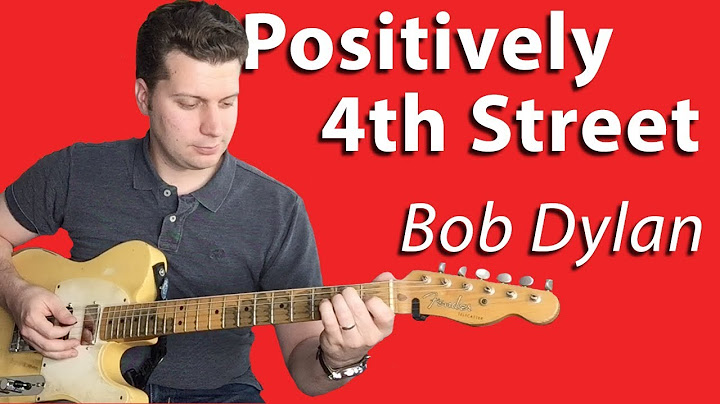 Positively 4th Street Guitar version - Guitar performance video thumbnail