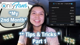 Onlyfans Part 1Tips & Tricks My 2Nd Month On Onlyfans Life Of Anna