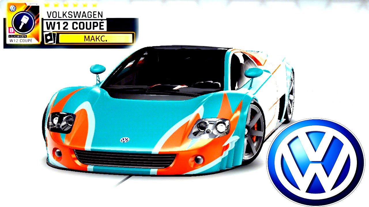 Asphalt 9 Золотой обзор volkswagen w12 coupe max