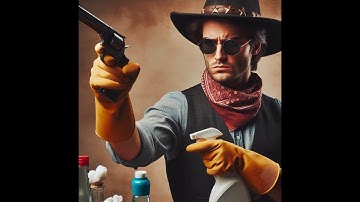 1989 Lime-A-Way Cleaner Quick Draw Gunslinger Commercial