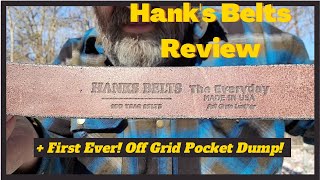 Hanks Belts Review & Off-Grid Pocket Dump