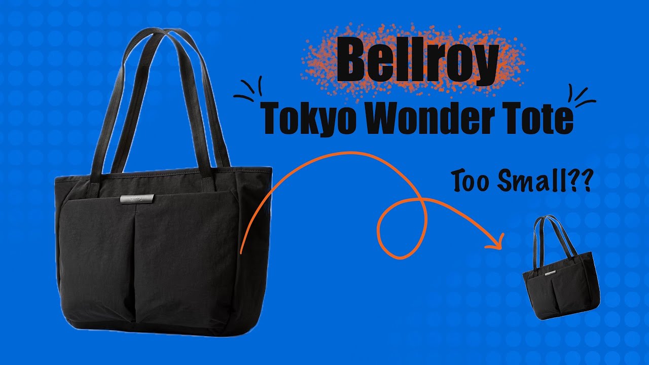 Honest Review - 12L Bellroy Tokyo Wonder Tote - YouTube