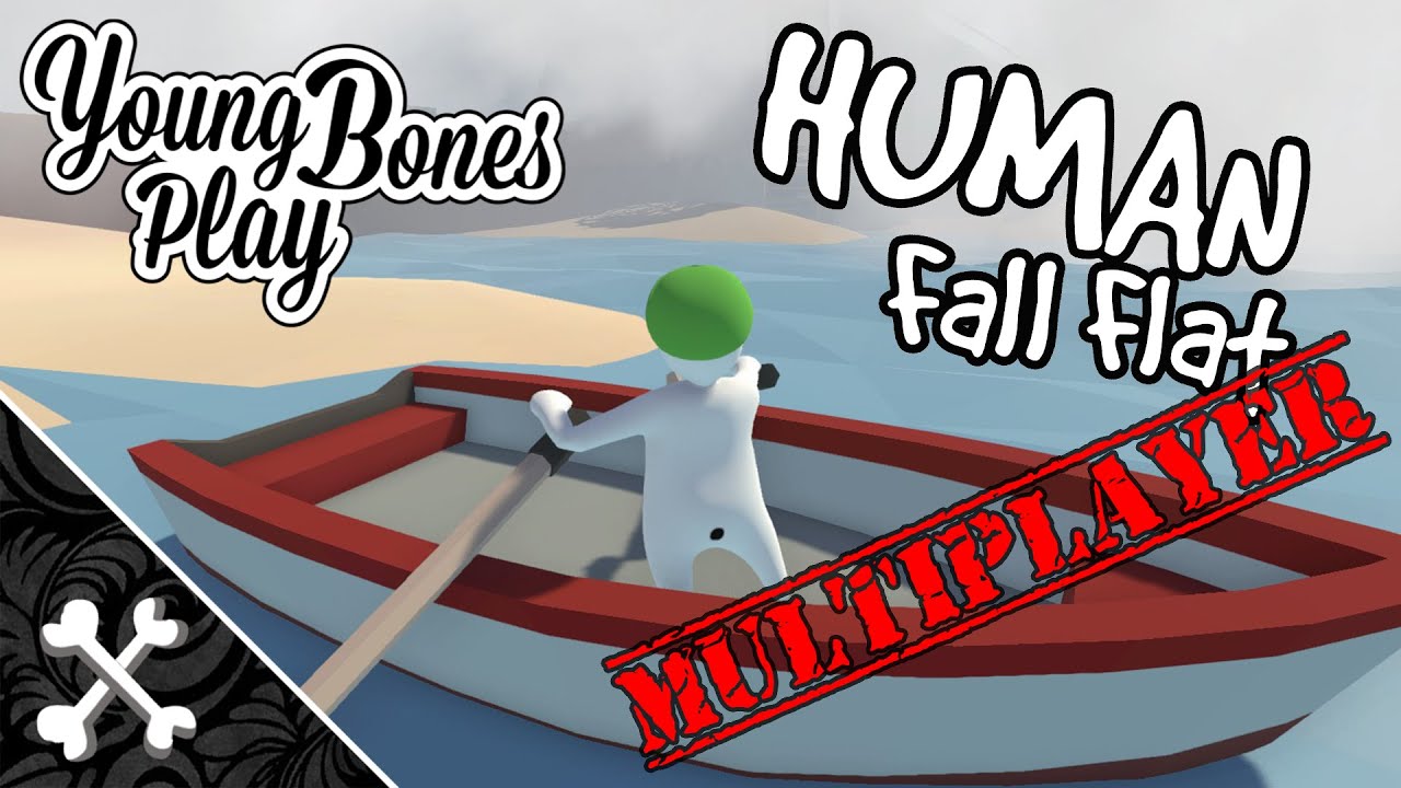 Human Fall Flat Multiplayer Gameplay Young Bones Play Human Fall Flat