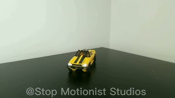 3rd Stop Motion of Transformers Studio Series 100: RotB Bumblebee