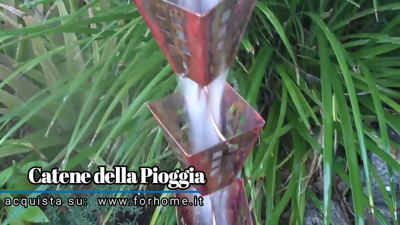 Catena Da Pioggia In Rame Per Grondaie - 2.5m Con 12 Tazze A Loto, Decorativa E Funzionale - Foto 9