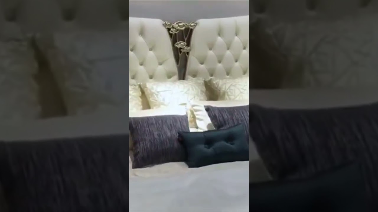 OE-FASHION Postmodern New Product Fabric Luxury Design Modern Camas King Size bedroom set beds