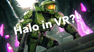 Playing Halo in VR!  A glimpse of the future!