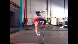 Bridge Presses To Contortion Handstand