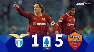 Lazio 1 x 5 Roma ● Serie A 01\/02 Gol e Highlights HD