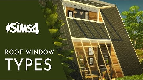 Custom Roof Window Types | No cc | Tutorial | THE SIMS 4
