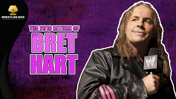 The 2010 Return of Bret "Hitman" Hart