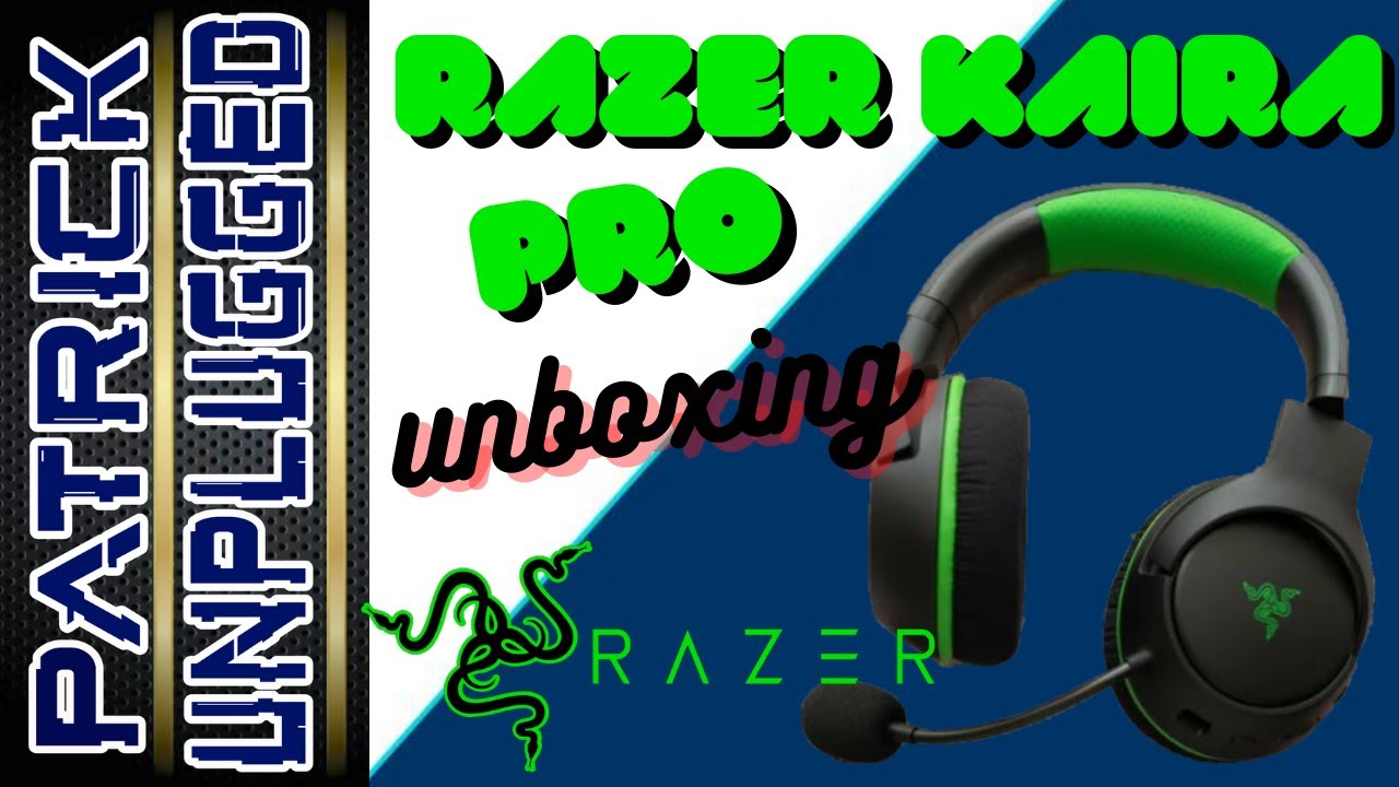 Razer Kaira Pro Wireless Headset for XBOX Unboxing YouTube