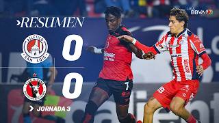ATLÉTICO SAN LUIS 0-0 TIJUANA J3 AP2026 l ¡Los Xolos se mantienen invictos!