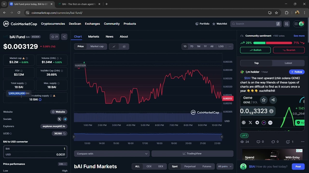 What is bAI Fund ($BAI) Token Coin | Review About $BAI Token