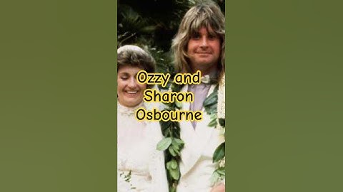 Ozzy and Sharon Osbourne #ozzy #ozzyosbourne #ozzytribute #sharonosbourne #viralshort #icon #wow