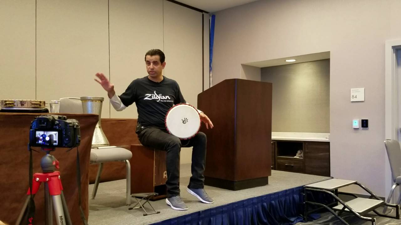 Rony Barrack Demonstrates various insturments