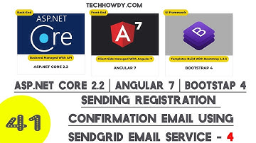 Angular 7 | Asp Net Core - Sending Registration Confirmation Email Using SendGrid - 4
