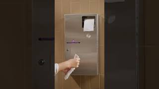 Sanitary Napkin Panel ESN04B 4 in 1, Surface and Recessed Complete Ladies WC Hygiene Panel Euronics