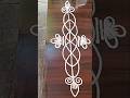 #simplerangoli #sideborders #muggulu #art #borderrangoli #sideborderdesigns #aashritareddymuggulu