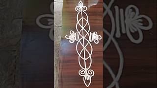 #simplerangoli #sideborders #muggulu #art #borderrangoli #sideborderdesigns #aashritareddymuggulu