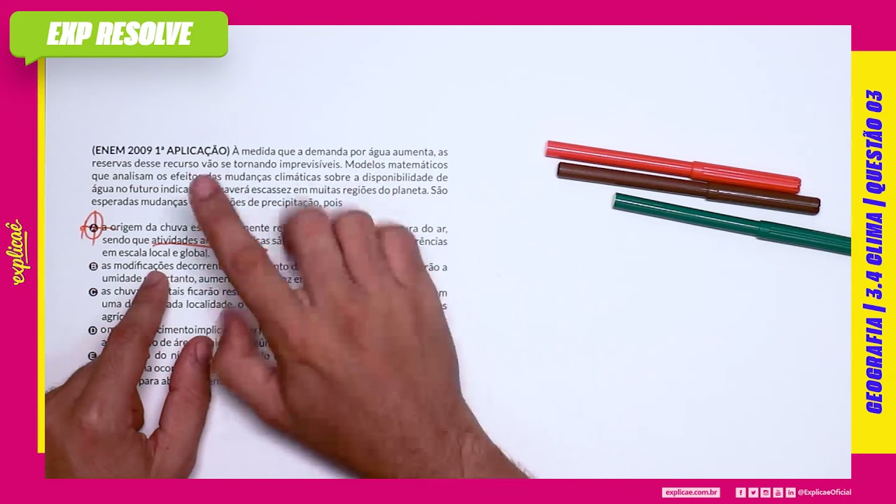 À MEDIDA QUE A DEMANDA POR ÁGUA AUMENTA, AS RESERVAS DESSE RECURSO VÃO SE TORNANDO(...) | CLIMA