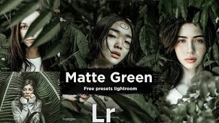 Matte Green Presets - Lightroom MobilePreset Free DNG & XMP | Moody GreenPresets Free Download