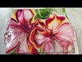 75. Gorgeous Garden Blooms | Fluid Art Bloom Technique