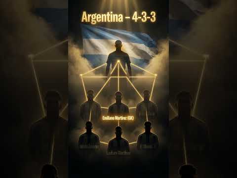 Argentina National Team Lineup 2026 – Epic Presentation ⚽🇦🇷