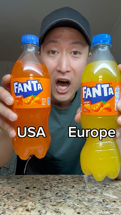 Fanta Red40 USA vs Europe