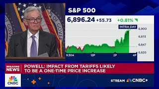 Fed Chair Powell: We're seeing higher productivity, but quick to say it's generative AI
