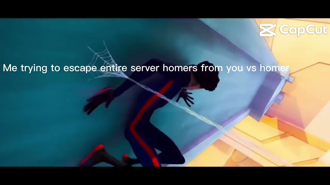 Trying to escape entire sever in you  vs homer do not copy