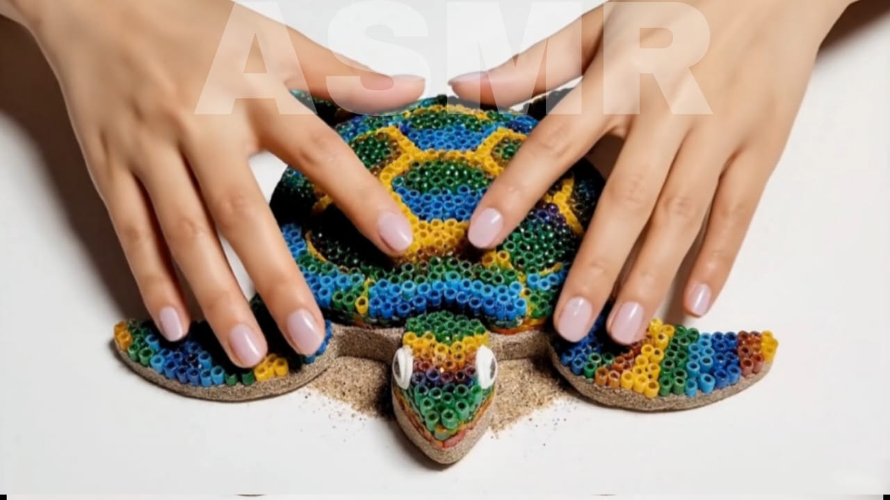 Ocean Creature Soap Crushing ASMR | Jellyfish Octopus Beads Sand Satisfying Sounds