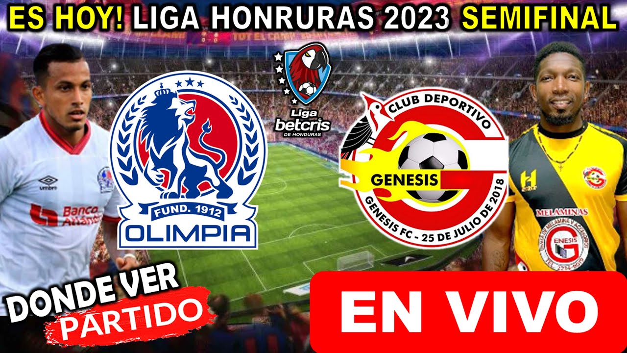 Olimpia vs Génesis EN VIVO donde ver y a que hora juega Olimpia Genesis ...
