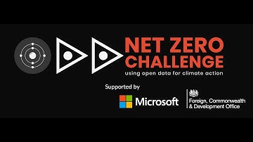 Net Zero Challenge, a global pitch competition about using open data for climate action