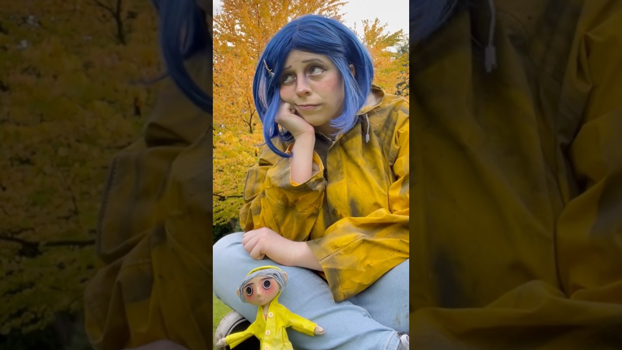 Coraline 💙 #coraline #coralinecosplay #coraline2 #laikastudios #nostalgia #aesthetic #spookyseason