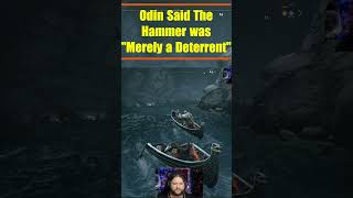 Mjölnir Was Just a "Deterrent" #godofwar #gaming #mimir #kratos #atreus #odin #fun #gameplay #thor