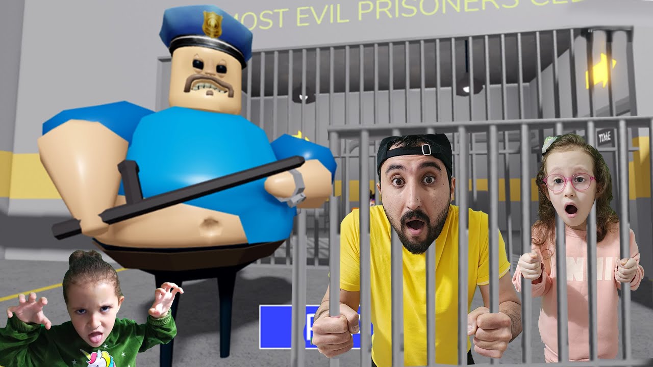 ROBLOXUN EN ZOR HAPİSHANESİNDEN KAÇTIK  Roblox Barry's Prison Run Obby! BAHAR VE BANU ALYA OYUNA GEL