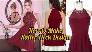How to make Halter Neck Top