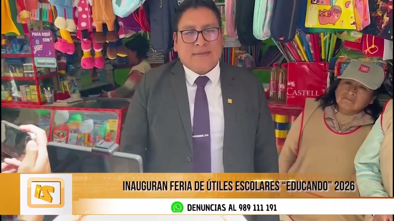 Inauguran Feria de Útiles Escolares Educando 2026