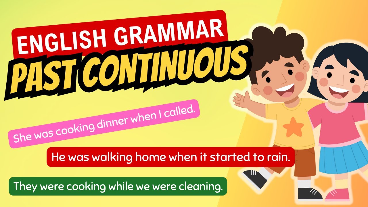 Past Continuous Tense in english - 12 English Tenses | Grammar Lesson for Kids