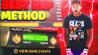 The Best REP METHOD in NBA2K21!! The Best BUILD And BADGES