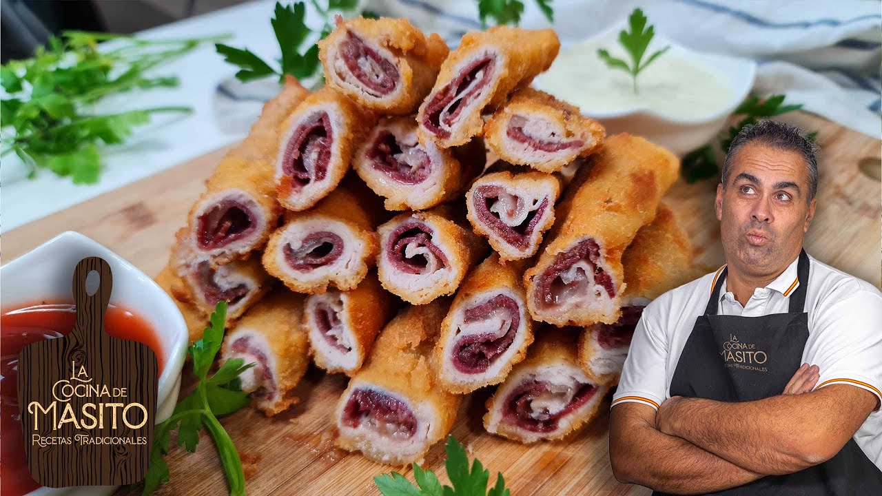 Flamenquines cordobeses y disfruta de una receta fácil y rica