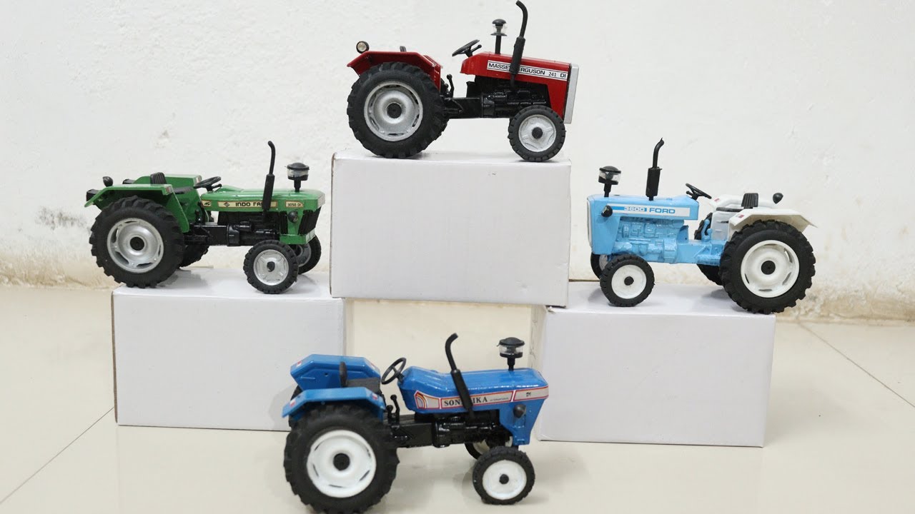 Tractor Unboxing video Massey Ferguson, Ford3600, Indo Farm tractor