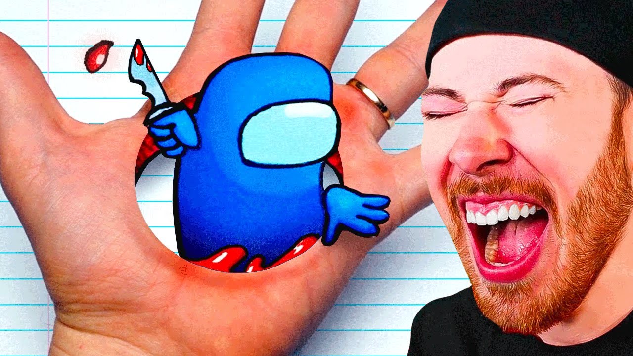 CRAZIEST Among Us Art Videos EVER!? (AMAZING!) - YouTube