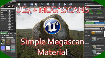 DPTV UE4 + Megascans Tutorial 1 (Simple Megascan Material)