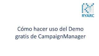 Acceso al Demo gratis de CampaignManager 6.8 screenshot 4