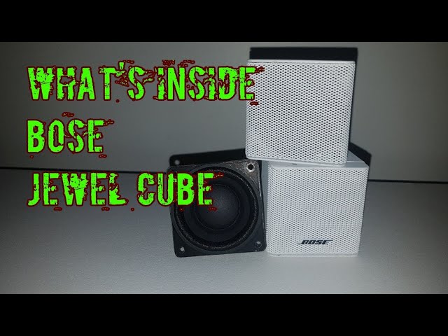 What's Inside - Bose Jewel Cube Speaker - YouTube