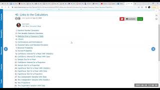 Week 5 Statistics Webinar on the Central Limit Theorem