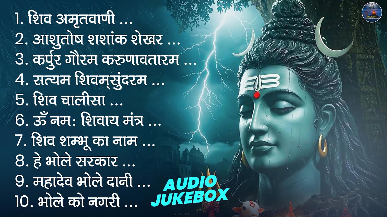 स्पेशल शिव भजन | ॐ नम: शिवाय, कर्पुर गौरम करुणावतारम, आशुतोष शशांक शेखर, शिव अमृतवाणी व शिव चालीसा